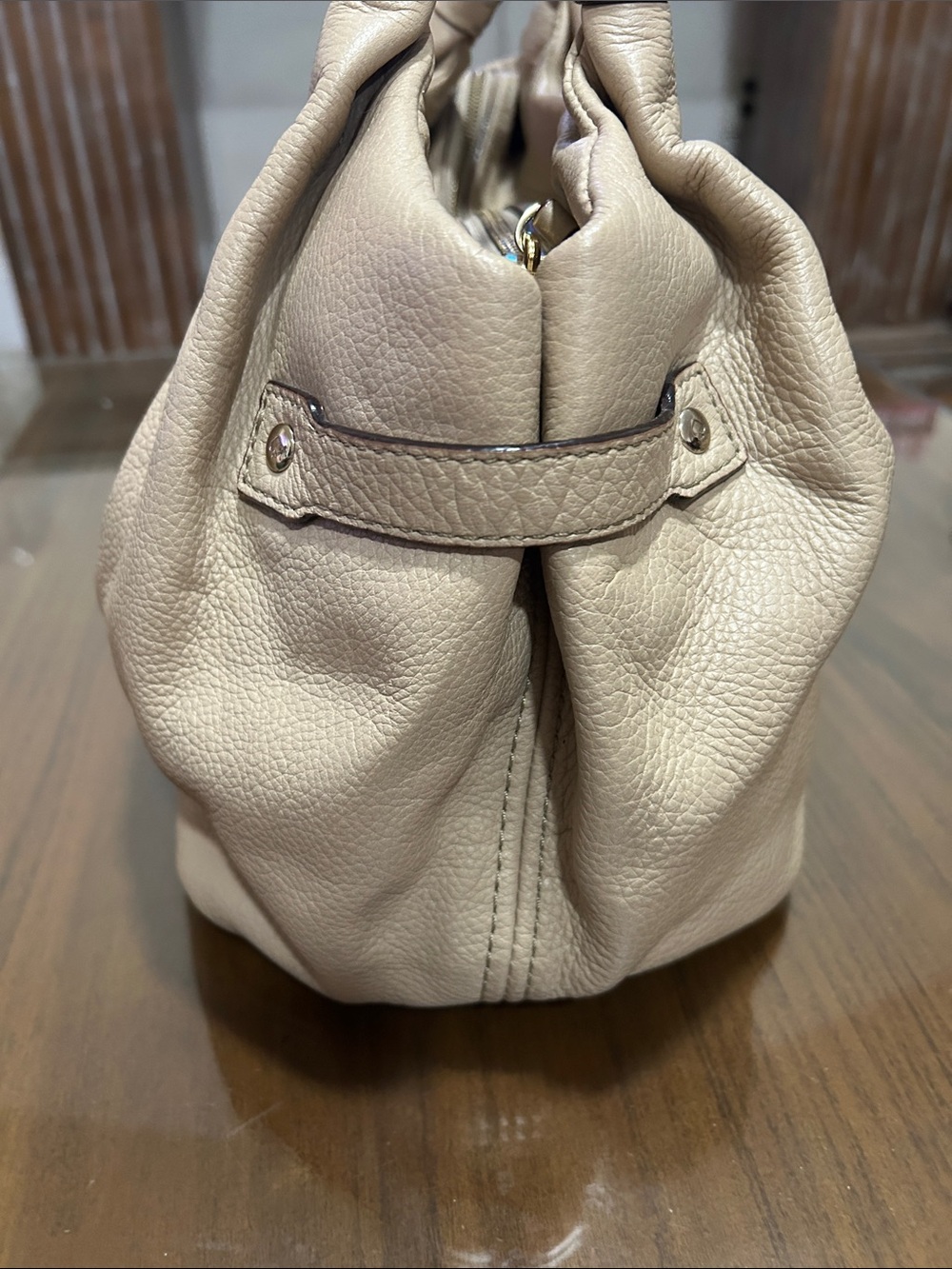kate spade Cream Pebbled Leather Shoulder Bag - Picture 6 of 6